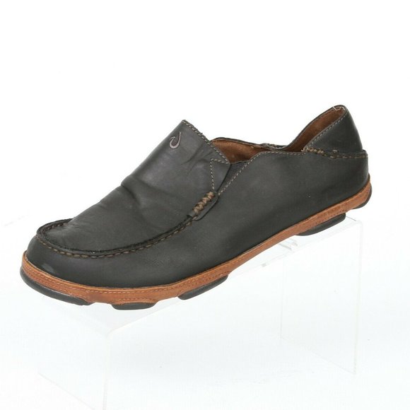 Olukai Moloa Moc Apron Toe Slip On Loafers 9.5 main image 5